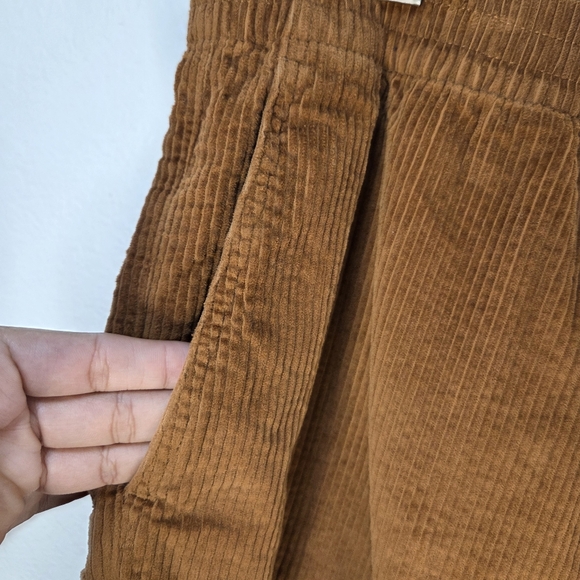 Madewell Men's XL Brown Corduroy Pull-On Shorts Elastic Waist Casual - Picture 8 of 16
